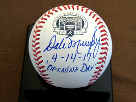 Dale Murphy 4-14-17 Opening Day Braves Signed Auto L/E Inaugural Baseball Radtke - £157.66 GBP