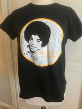 Michael Jackson King Of Pop Memorial 1958-2009 Black Graphic T-Shirt eeuc - £11.90 GBP