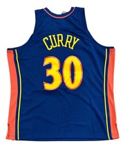 Stephen Curry Golden State Warriors 2009-10 Navy Blue Mitchell &amp; Ness Jersey - £130.40 GBP