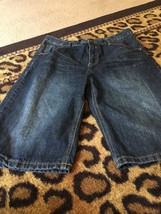 Beverly Hills Polo Club Boys Jean Shorts Zip Button Size 18 Blue - $24.62