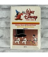 WALT DISNEY BETA HOME VIDEO Mickey Mouse &amp; Donald Duck Cartoon Collectio... - £16.13 GBP