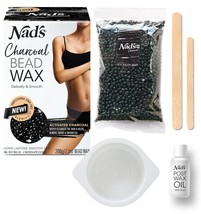 Nad&#39;s Charcoal Bead Wax Detoxify &amp; Smooth For Body Face Underarms Bikini... - $4.90