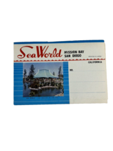 Vintage Sea World Mission Bay Park San Diego California Dolphin postcard folder - £2.90 GBP