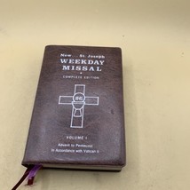 St. Joseph Weekday Missal, Complete Edition, Vol. 1, Advent to Pentecost Bible - £10.94 GBP