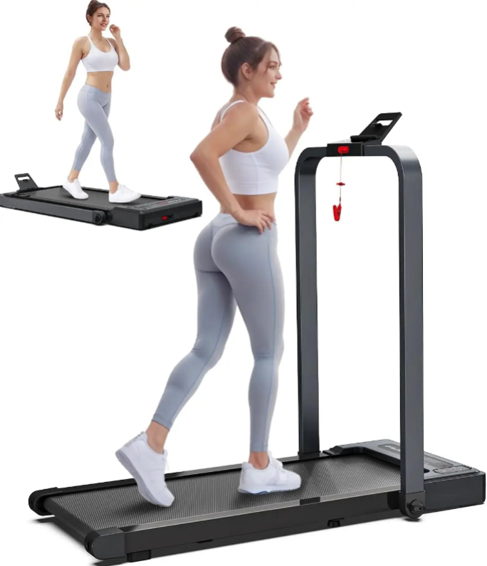 Treadmill, 300 lb Capacity Under Desk Treadmill Walking Pad with Handle ... - $249.00