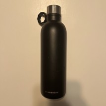 Starbucks Water Bottle Black Matte Stainless Steel 20 Fl Oz Screw Top. - £9.43 GBP