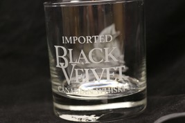 Vintage Black Velvet Canadian Whiskey Jumping Fish Wildlife Glass in box  - £15.28 GBP
