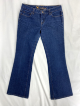Wet Seal Size 11 Jeans Women&#39;s Blue Denim Jeans Bootcut Mid Rise - £7.52 GBP