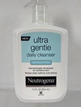 Neutrogena Ultra Gentle Daily Cleanser Foaming Formula for Sensitive Face 12 Oz - £6.09 GBP