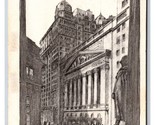 Stock Exchange Building New York City NY NYC WB Postcard M19 - $3.36