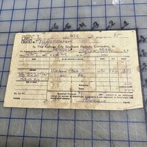 railroad document Freight Bill Port Arthur Route To Kansas City Southern... - $10.18