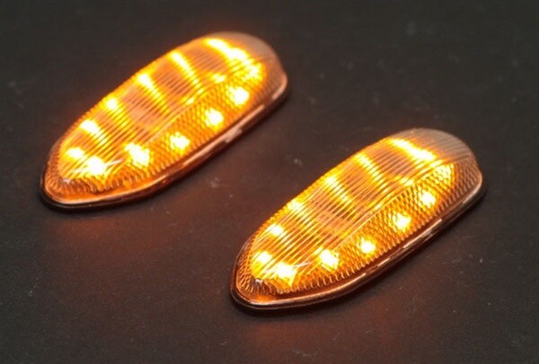 GSXR 600 750 2006-2025 Flush Mount LED Turn Signal Lights Smoke Mirror Block Off Item image 2