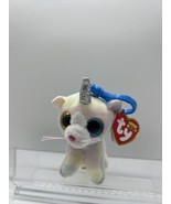 Heather TY BEANIE BOO Clip Size Cat Unicorn Plush - $4.29 CAD