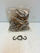 25 Heavy Duty Trapping Swivels with J Hooks (Trapping Supplies Trap Fast... - $20.95