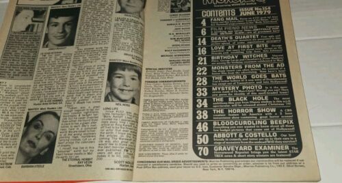 VTG June 1979 Famous Monsters MAgazine #154 George Hamilton Susan St James Item image 5