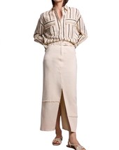 Summum twill denim skirt in Beige - size 36 - £93.95 GBP