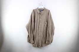 Vintage 90s Ralph Lauren Mens 3XLT Faded Collared Button Down Shirt Brow... - £38.66 GBP