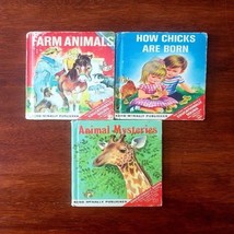 Lot of 3 Vintage Children&#39;s Books 66-71 Rand McNally Collectibles - £15.27 GBP