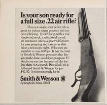 1972 Print Ad Smith &amp; Wesson Full Size .22 Air Rifles Springfield,Massachusetts - £10.65 GBP