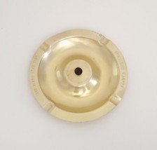 1962 Alamo Boat Club Mammy&#39;s Cafeterias Brass Ashtray Vintage 6&quot; Screw On - £31.64 GBP