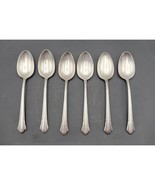 Gorham Plate 1930 LADY CAROLINE Teaspoon Set of 6 VTG Rare - $874.12 MXN