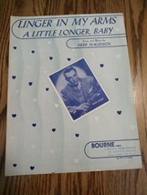 Linger In My Arms A Little Longer Baby Sheet Music Woody Herman Photo 1946 - £19.68 GBP