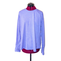 AVIA Running Top Heathered Purple Womens Size XL Long Sleeve Thumbholes ... - $16.09