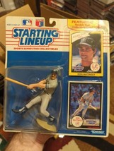 1990 Starting Lineup Slu Yankees Don Mattingly Figurine And 2 Cards Mlb - £12.86 GBP