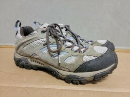 Merrell Moab Women&#39;s Hiking Shoes Dusty Olive Waterproof Size 11 Vibram read  - £38.47 GBP