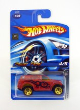 Hot Wheels Power Panel #109 WWE 4 of 5 Red Die-Cast Car 2006 - £7.90 GBP