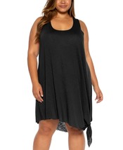 Becca Etc Swim Cover Up Tunic Dress Black P.Lus Size 1X $58 - Nwt - £14.11 GBP