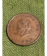 Mexico 5 Centavos 1952 Very Good Bronze - £4.69 GBP