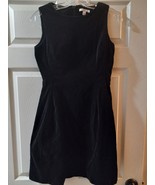 Eva Mendes Women Sleeveless Black Velvet Dress Size 0 - £12.76 GBP