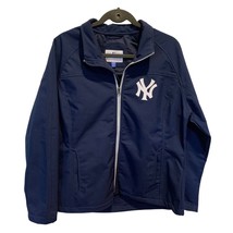 New York Yankees Womens Genuine Merchandise Lined Jacket XL Navy Blue - £24.97 GBP