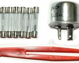 1958-1962 Corvette Fuse And Flasher Kit 10 Pieces - £23.67 GBP