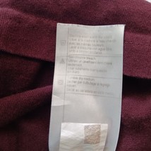 Carhartt K87 PRT Original Fit Crewneck Mens Burgundy Cotton T-Shirt Pocket Sz XL image 6