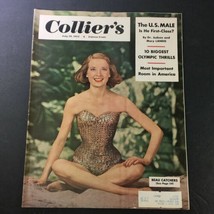 VTG Collier&#39;s Magazine July 19 1952 The Most Important Rooms in America - £18.78 GBP
