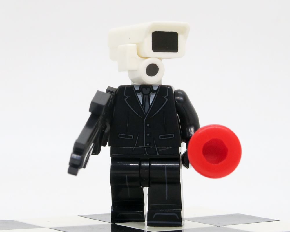 Custom Mini-figure Skibidi Toilet Man Monitor man white Camera building ... - $2.49
