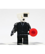 Custom Mini-figure Skibidi Toilet Man Monitor man white Camera building ... - $3.41 CAD
