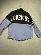 Victoria&#39;s Secret Pink Varsity Cowl Neck Pullover Sweatshirt M Colorbloc... - $38.88