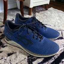 Asics Mens Shoes Size 13 Gel Lyte Evo HN543 Black Casual Shoes Blue Snea... - £33.41 GBP