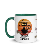 Personalized Coffee Mug 11oz | The Witch Cat's Trick or Treat Adventure - $28.99
