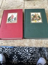 Andersen’s &amp; Grimm’s Fairy Tales 2 Book Set Illustrated 1945 w/ Slipcase Sharp - £44.36 GBP