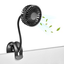 Clip on Fan Usb Mini Fan Battery Operated Desk Fan with Emergency Power ... - £32.04 GBP