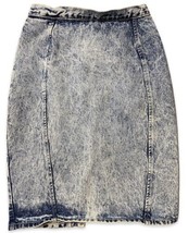 90’s Paris Blues ACID Wash Y2K Jean Skirt Denim Pencil Juniors Sz 3 - 23... - £11.99 GBP