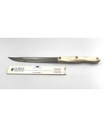 Vintage CUTCO White PEARL Handle PETITE CARVER Serrated Knife 1729 KM - $849.59 MXN
