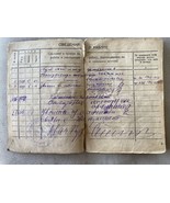 USSR record of service work Soviet Document Old Vintage From 1939 - $331.85 MXN