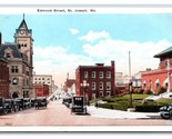 Edmond Street View St Joseph Missouri MO UNP WB Postcard V18 - $4.90
