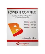 Power B Complex Ampoules IV/IM – 3 Boxes (6 Amp Each) Free USA Shipping - $53.00