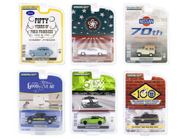 &quot;Anniversary Collection&quot; Set of 6 pieces Series 16 1/64 Diecast Model Ca... - £52.32 GBP